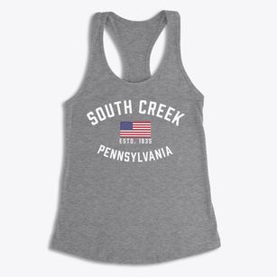 South Creek Pennsylvania Patriot Women's Racerback Tank