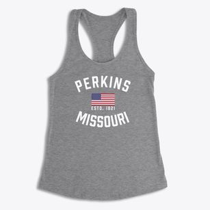 Perkins Missouri Patriot Women's Racerback Tank