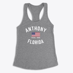 Anthony Florida Patriot Women's Racerback Tank