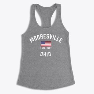 Mooresville Ohio Patriot Women's Racerback Tank