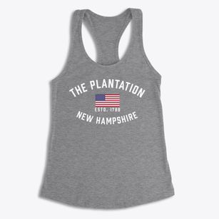 The Plantation New Hampshire Patriot Women's Racerback Tank