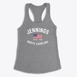 Jennings North Carolina Patriot Women's Racerback Tank