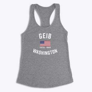 Geib Washington Patriot Women's Racerback Tank