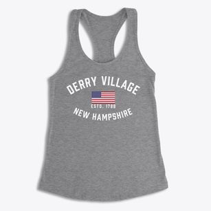 Derry Village New Hampshire Patriot Women's Racerback Tank