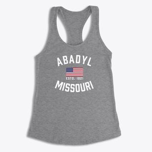 Abadyl Missouri Patriot Women's Racerback Tank