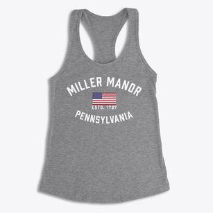 Miller Manor Pennsylvania Patriot Women's Racerback Tank