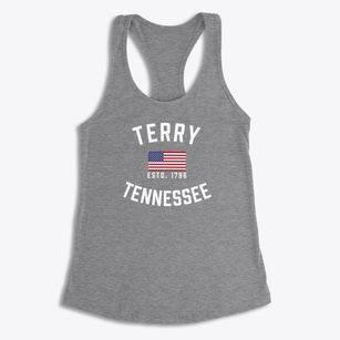 Terry Tennessee Patriot Women's Racerback Tank
