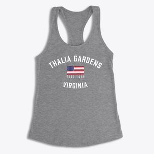 Thalia Gardens Virginia Patriot Women's Racerback Tank