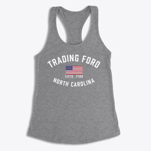Trading Ford North Carolina Patriot Women's Racerback Tank