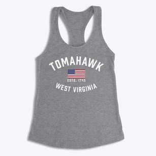 Tomahawk West Virginia Patriot Women's Racerback Tank