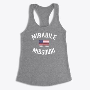 Mirabile Missouri Patriot Women's Racerback Tank