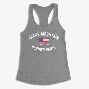 Jacks Mountain Pennsylvania Patriot Women's Racerback Tank