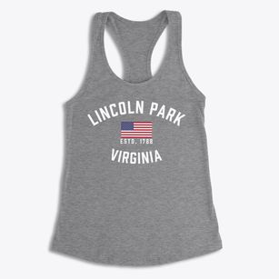 Lincoln Park Virginia Patriot Women's Racerback Tank
