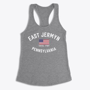 East Jermyn Pennsylvania Patriot Women's Racerback Tank