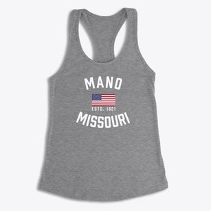 Mano Missouri Patriot Women's Racerback Tank