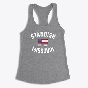 Standish Missouri Patriot Women's Racerback Tank