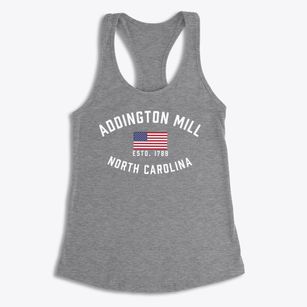 Addington Mill North Carolina Patriot Women's Racerback Tank