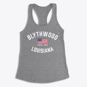 Blythwood Louisiana Patriot Women's Racerback Tank