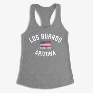 Los Burros Arizona Patriot Women's Racerback Tank