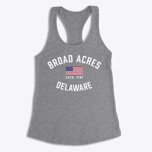 Broad Acres Delaware Patriot Women's Racerback Tank