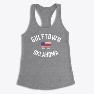 Gulftown Oklahoma Patriot Women's Racerback Tank