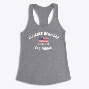 Alliance Redwood California Patriot Women's Racerback Tank