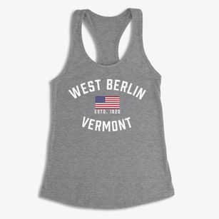 West Berlin Vermont Patriot Women's Racerback Tank
