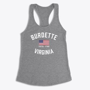 Burdette Virginia Patriot Women's Racerback Tank
