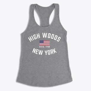 High Woods New York Patriot Women's Racerback Tank