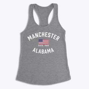 Manchester Alabama Patriot Women's Racerback Tank