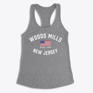 Woods Mills New Jersey Patriot Women's Racerback Tank
