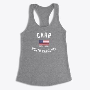 Carr North Carolina Patriot Women's Racerback Tank