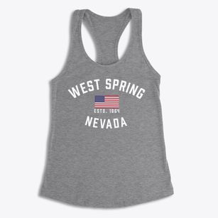 West Spring Nevada Patriot Women's Racerback Tank