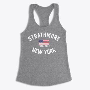 Strathmore New York Patriot Women's Racerback Tank