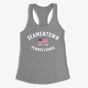 Seamentown Pennsylvania Patriot Women's Racerback Tank