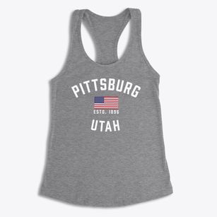 Pittsburg Utah Patriot Women's Racerback Tank