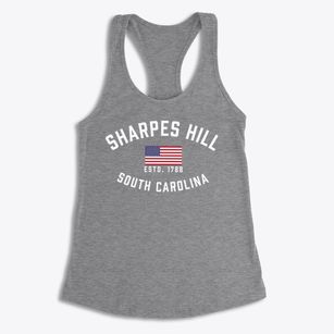 Sharpes Hill South Carolina Patriot Women's Racerback Tank