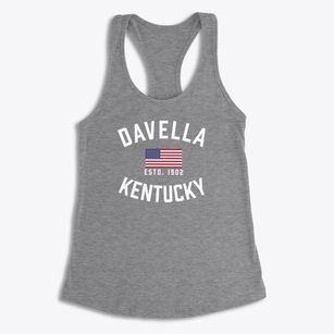 Davella Kentucky Patriot Women's Racerback Tank