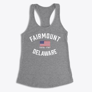 Fairmount Delaware Patriot Women's Racerback Tank