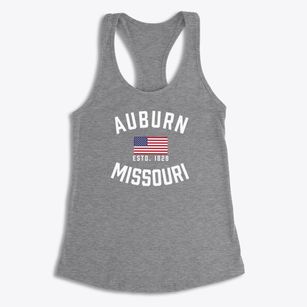 Auburn Missouri Patriot Women's Racerback Tank