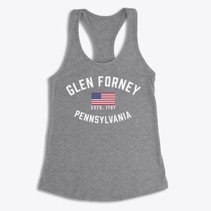 Glen Forney Pennsylvania Patriot Women's Racerback Tank