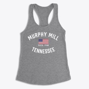 Murphy Mill Tennessee Patriot Women's Racerback Tank