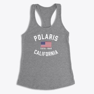 Polaris California Patriot Women's Racerback Tank