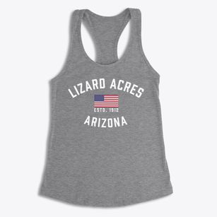 Lizard Acres Arizona Patriot Women's Racerback Tank