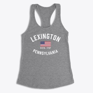 Lexington Pennsylvania Patriot Women's Racerback Tank