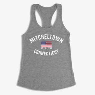 Mitcheltown Connecticut Patriot Women's Racerback Tank
