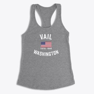 Vail Washington Patriot Women's Racerback Tank