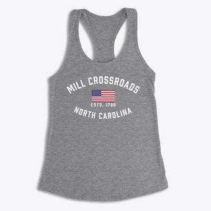 Mill Crossroads North Carolina Patriot Women's Racerback Tank
