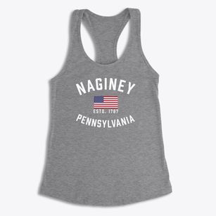 Naginey Pennsylvania Patriot Women's Racerback Tank