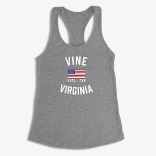 Vine Virginia Patriot Women's Racerback Tank
